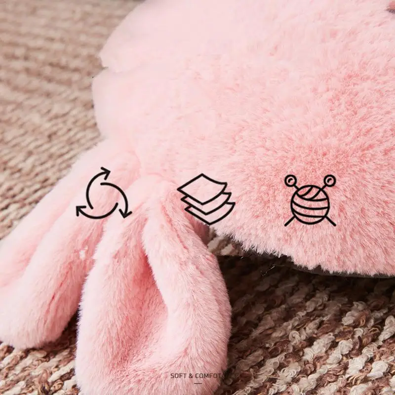 Плюшевые тапочки с кроликом из мультфильма USB Теплые плюшевые подогревом зимние