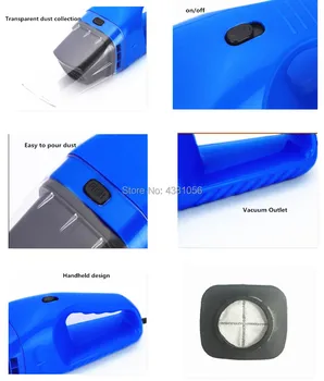 

Car Vacuum Cleaner 120W Portable Handheld for peugeot 406 renault clio 3 porsche cayenne chrysler 300c renault sport