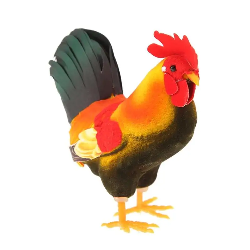 

1 Pcs Simulation Foam Pigeon Rooster Model Fake Artificial Imitation Bird Animal Home Garden Ornament Miniature Decoration
