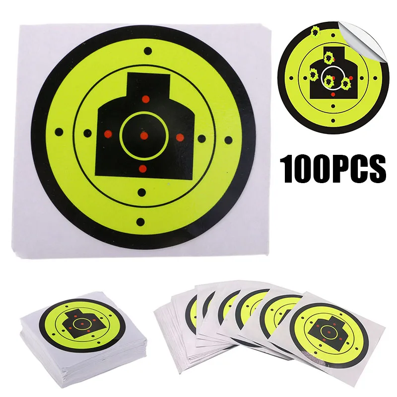 100 قطعة الرماية 7.5 سنتيمتر لاصقة رش الرماية ملصقا الرماية اكسسوارات