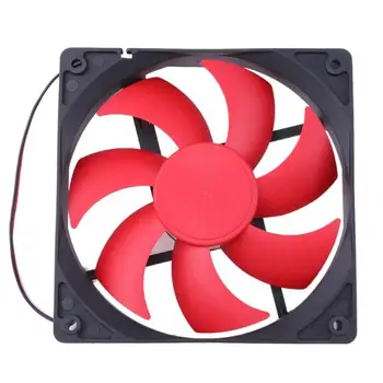 

Durable DC12V 2pin Sleeve Bearing 1800RPM Large Amount of Wind Low Noise Cooling Fan 120x120x25mm 2 Pin CUP Computer Fan