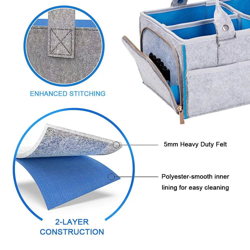 Foldable Baby Diaper Caddy Organiser Gift Kid Toys Portable Storage Bag/box For Car Travel Changing Table Kids Toy