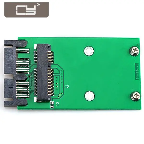 

CYDZ Mini PCI-E mSATA SSD to 1.8" Micro SATA 7+9 16pin Adapter Add on Cards PCBA for SSD Hard Disk