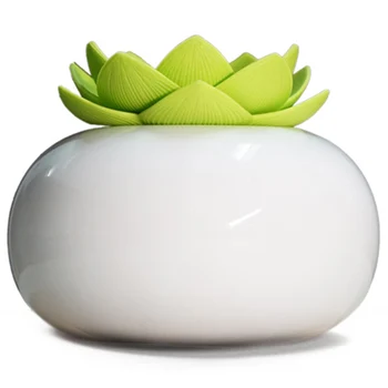 

Best 200Ml Ceramic Ultrasonic Aroma Humidifier Air Diffuser Simplicity Lotus Purifier Atomizer Essential Oil Diffuser