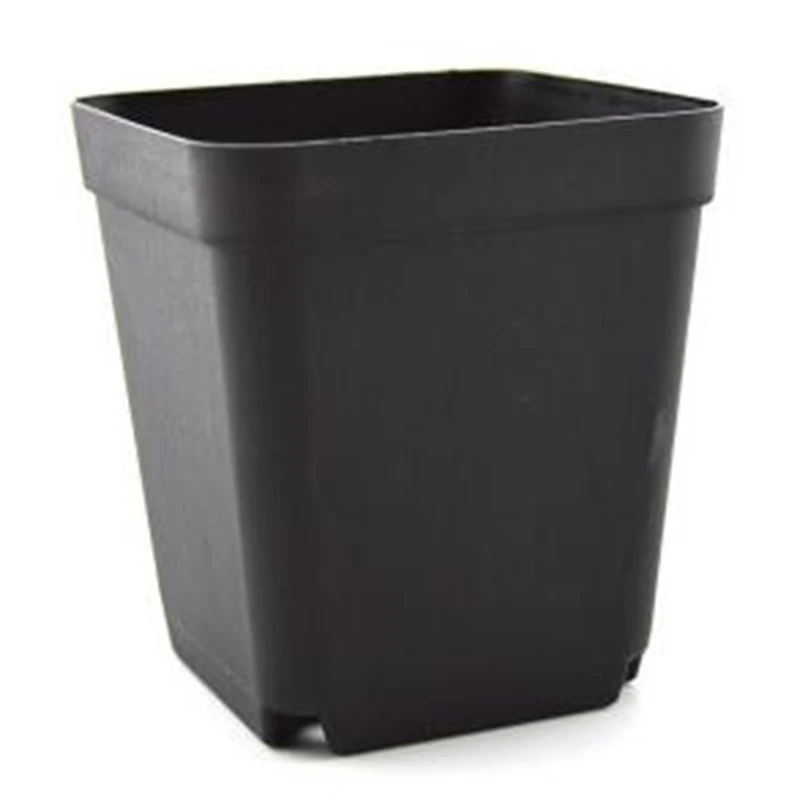 

36Pcs/Set Plastic Seedling Tray Nursery Pots Square Flower Pots For Starting Seedlings Or Succulents - Black
