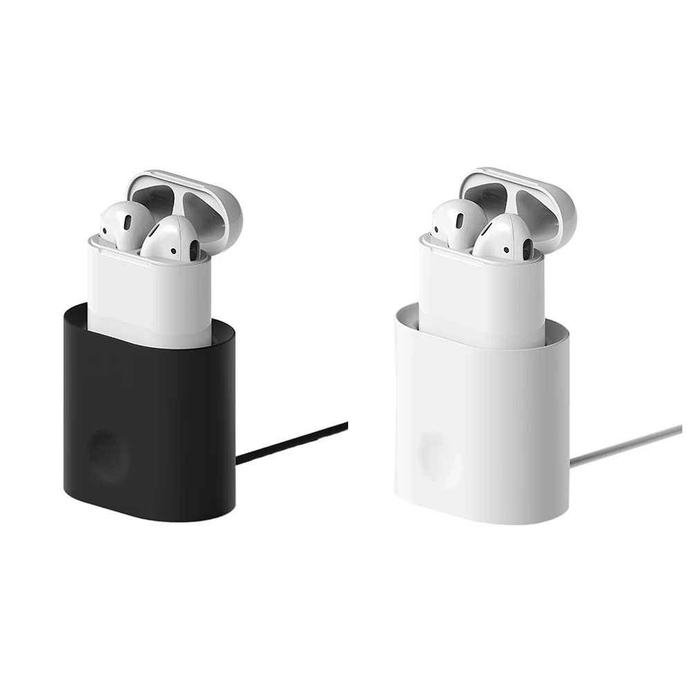 

Soft Silicone for Airpods Portable 2019 Charging Base Stand Holder Charging Dock Station High Quality