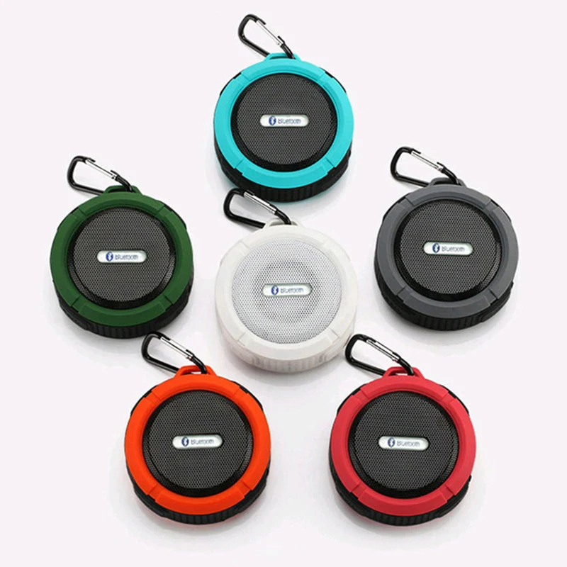 C6 Водонепроницаемый Открытый Bluetooth динамик TF беспроводной музыкальный громкий