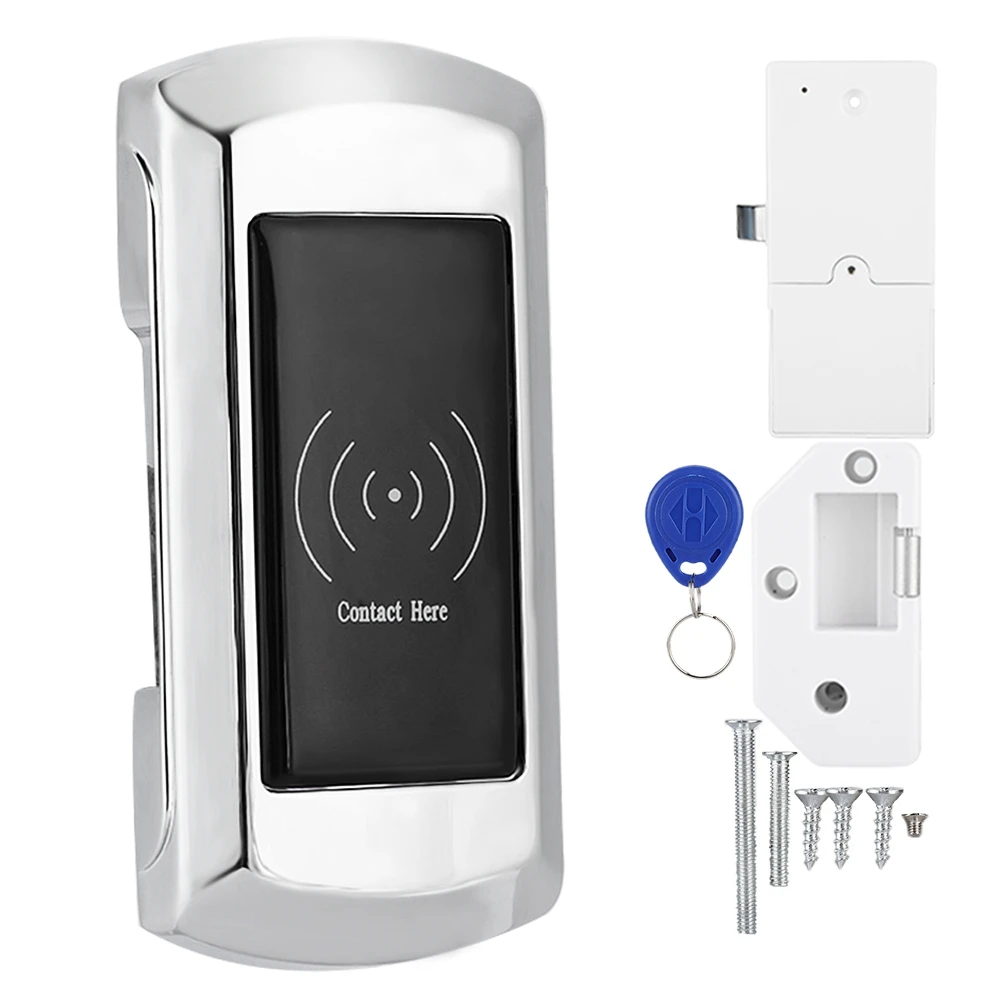 

Zinc Alloy Smart Electronic Cabinet Lock with Access Card for Sauna / Swimming / Hotel Locker Battery Does Not Contain New
