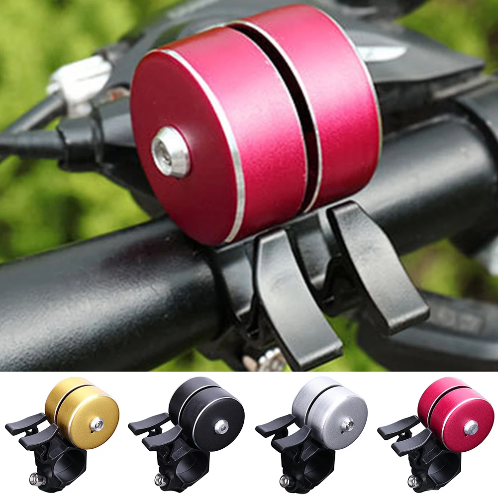 

120db Horn Resounding Bicycle Bell Alarm Loud Sound Outdoors Safety Bike Aluminum Alloy Hand Dial With Double Click Cycling