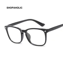 Модные Винтажные прозрачные прямоугольные очки, женские ретро очки с квадратной оправой, брендовые дизайнерские роскошные женские синие очки