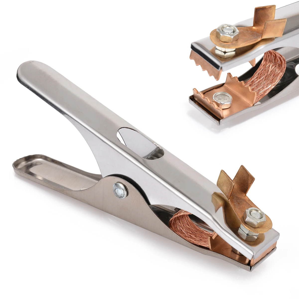 

1Pc Grounding Clamp New Welding Grounding Earth Cable Clamp 300Amp Manual Welder Equipment Tool Mayitr