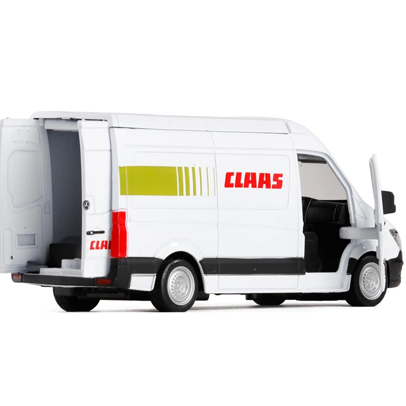1:36 весы для TheBenz Sprinter CLAAS металлический литой под давлением сплав доставка фургон