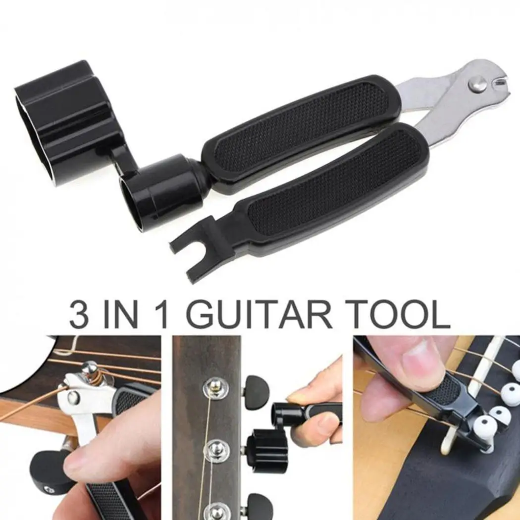 

Multi-functional Guitar Accessories String Winder Cutter Winder, Cutter, Strings Strings and Bridge Pin Puller