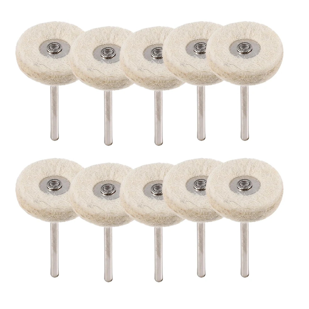 

10 pc Felt Installation Polishing Pad Jewelry Polishing Pad Set T-Shaped Rotary Drill Grinde 25Mm