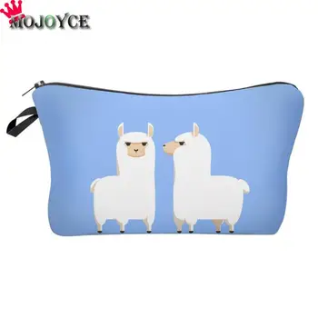 

Cute Print Makeup Bags Women Cosmetic Bag Travel Zipper Portable Fashion Ladies Clutch Storage Pouch