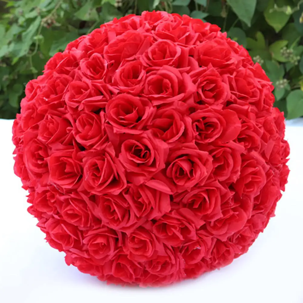 1 X Flower Ball Wedding Decoration Handmade Artificial Rose