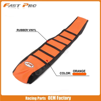 

Rib Ribbed Gripper Soft Seat Cover For KTM SX85 SX125 SX200 SX250 SX450 SX525 EXC125 EXC200 EXC250 EXC300 EXC450 EXC525 MXC