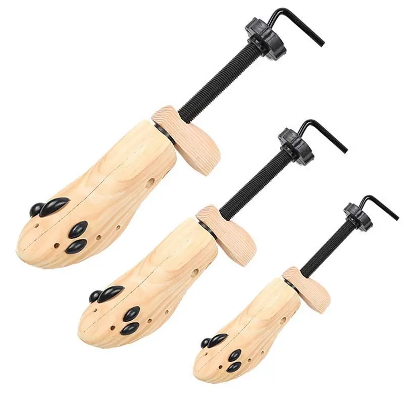 

1 Pc Shoe Stretcher Wooden Shoes Tree Shaper Rack Wood Adjustable Flats Pumps Boots Expander Trees S/M/L for Man Women