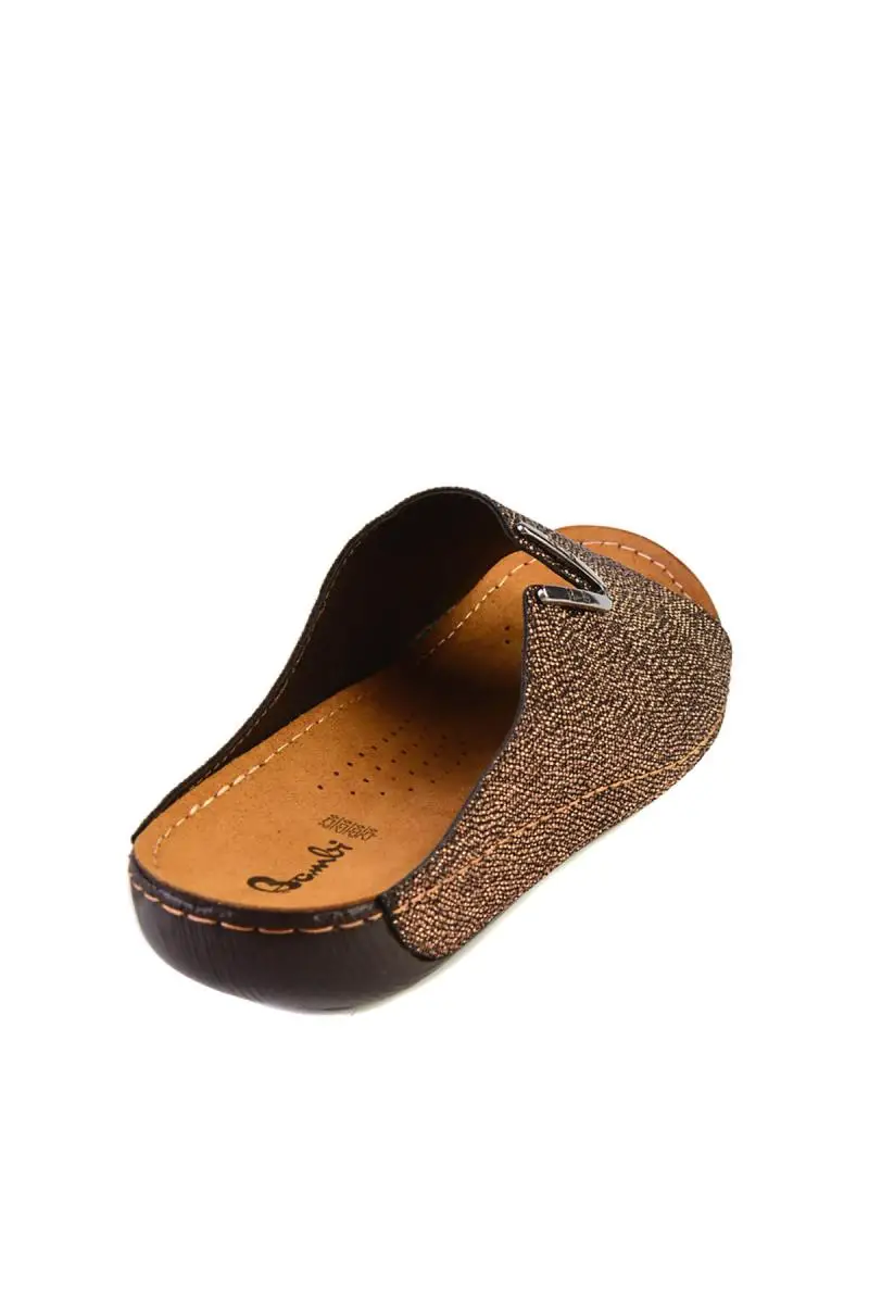 Женские тапочки из меди Bambi F0332600899|Тапочки| |