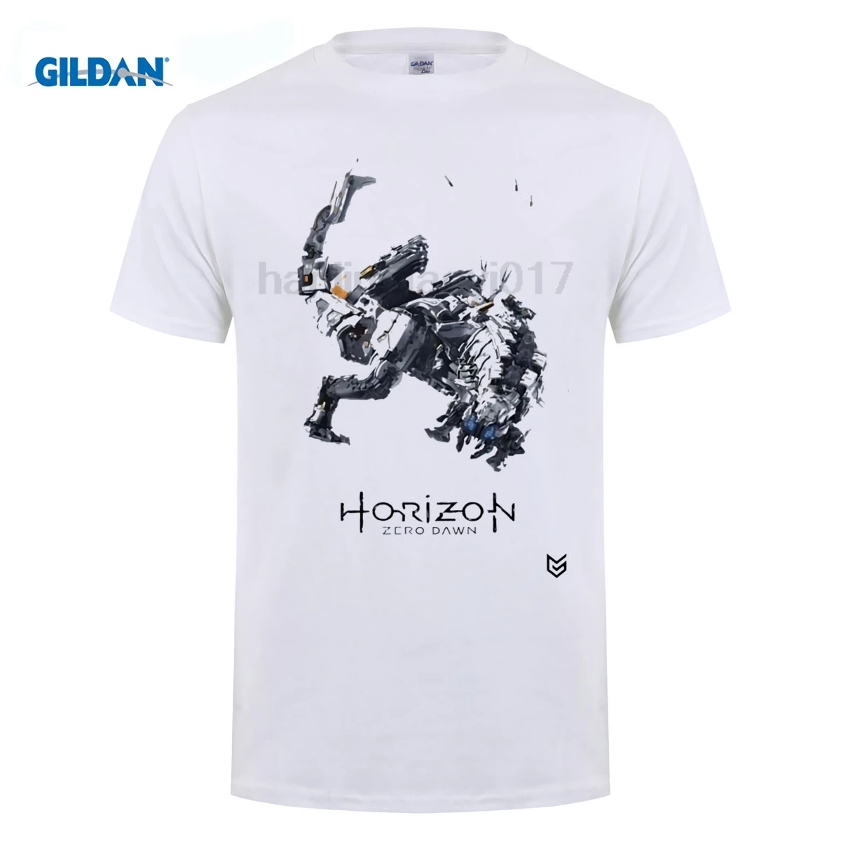 GILDAN модные футболки для мужчин игра Horizon Zero Dawn с принтом коротким рукавом и