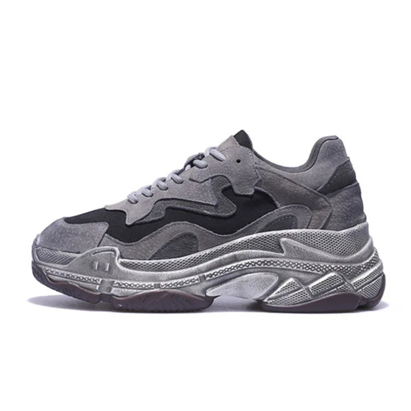 

Women Running Shoes Genuine Leather Dirty Shoes Sport Shoes For Women Sneakers Pantshoes Walking Shoes
