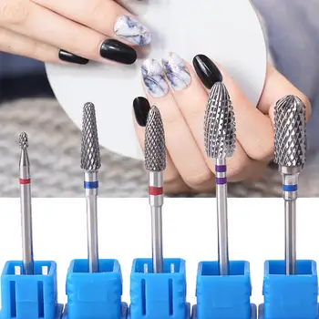 

1 pc Grinding Head Nano Coated Carbide Nail Drill Bit Gel Remove Polishing for Electric Nail Polishing Machine