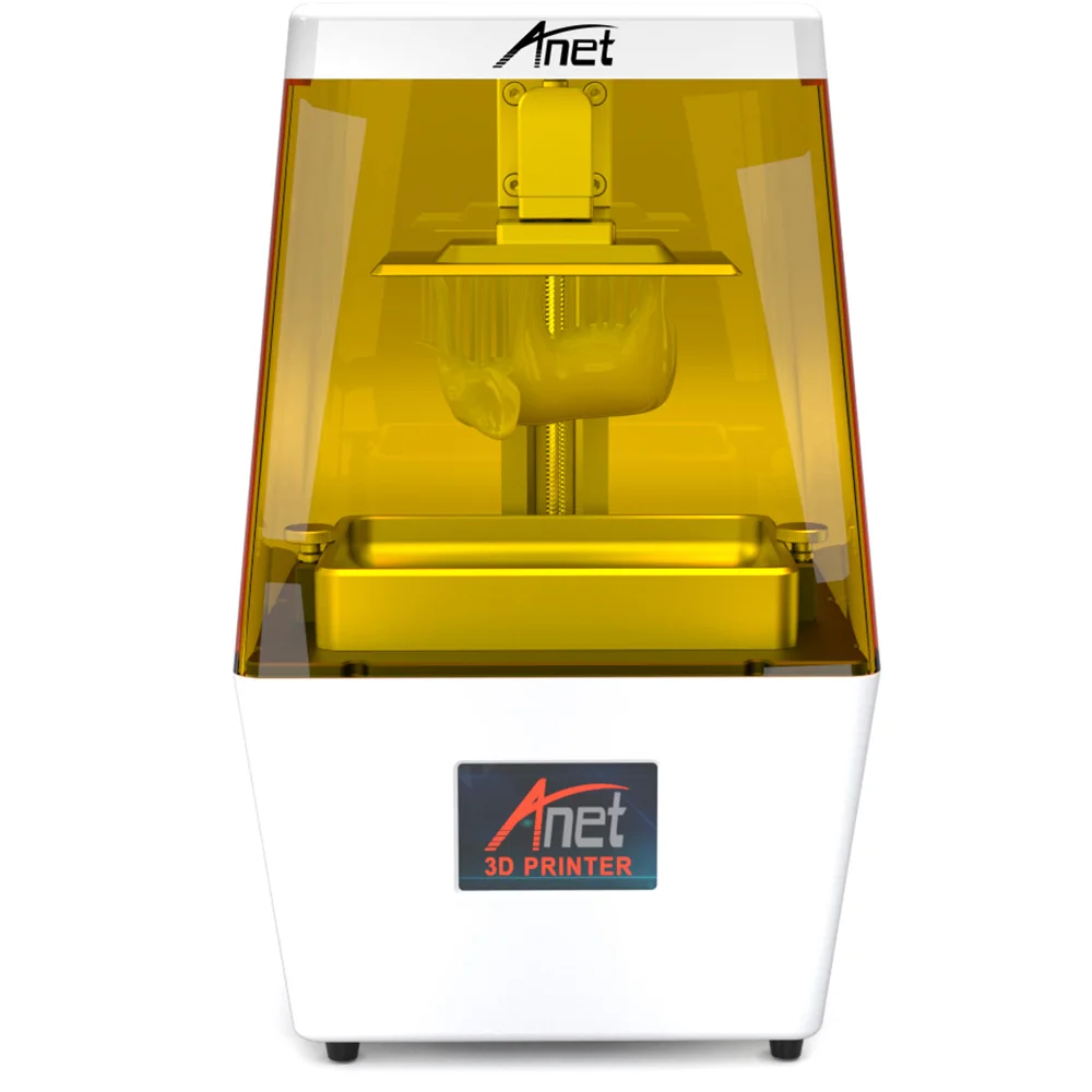 Anet N4 Новый УФ фотоотверждения ЖК 3d принтер машина с 2K HD 3 5 дюймов умный цветной