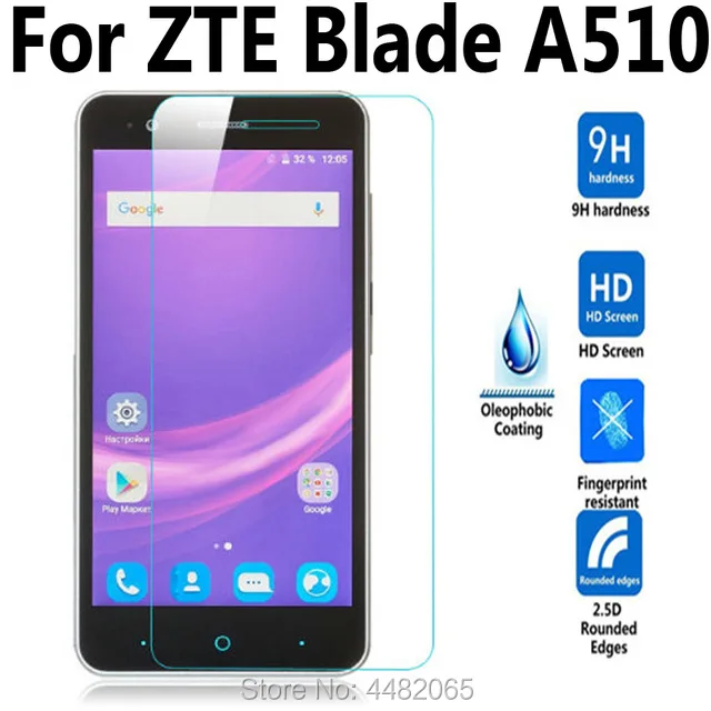 Закаленное стекло для ZTE Blade A510 / A510T/BA510 защитная пленка экрана телефона A
