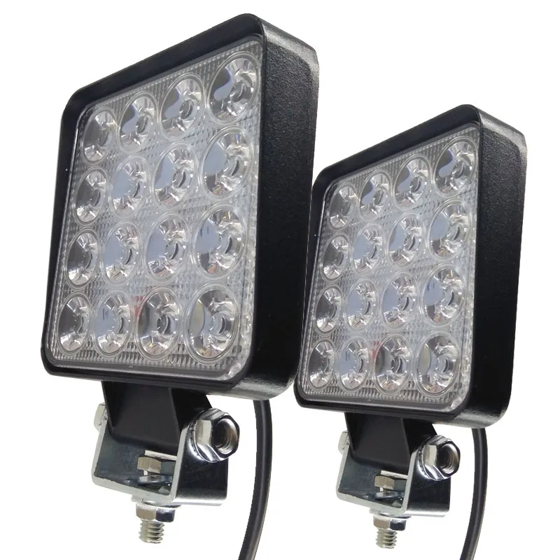 

2pcs 48W 4.2 inch LED Work Light Flood Driving Lamp for Car Truck Trailer SUV Off Road Boat 12V 24V 4WD