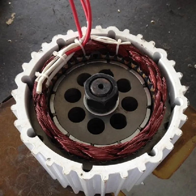 2kw Трехфазный постоянный магнит генератор 48v/96v/120v/220v/230v редкоземельных магнитов