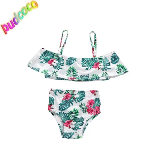 

2019 Newborn Kids Baby Girls Floral Tankini Swimwear Swimsuit Bathing Suit Beach