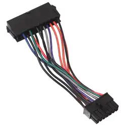 15 см Питание кабель 18AWG провод ATX 24 pin до 14 штыревой адаптер для Lenovo, IBM Dell Q77 B75 A75 Q75 материнская плата