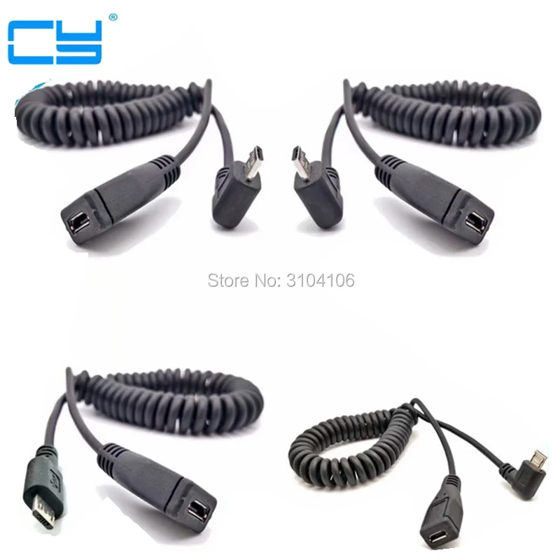 Кабель удлинитель с разъемом Micro USB на 90 градусов|Кабели USB| |