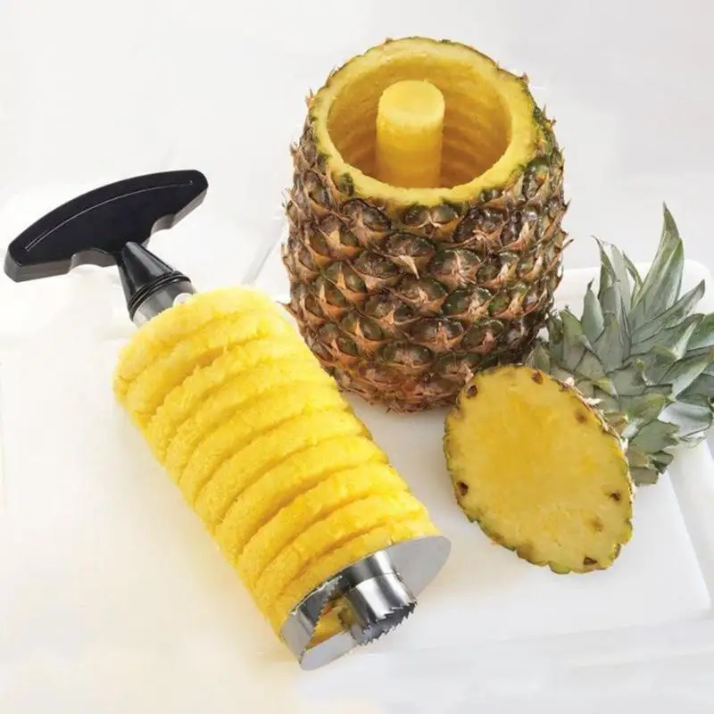 

Stainless Steel Pineapple Peeler Slicer Fruit Cutter Corer Kitchen Tools