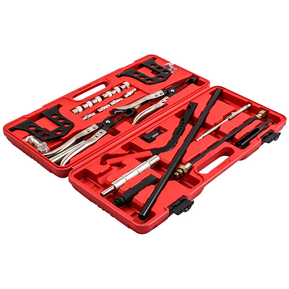

23pcs Cylinder Head Valve Spring Compressor Stem Seal Installer Remover Tool Kit for BMW Audi