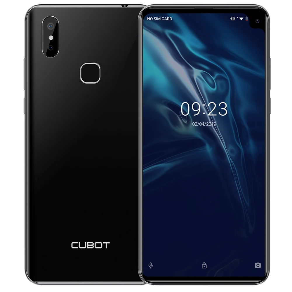 CUBOT ماكس 2 4G الهاتف الذكي 6.8 بوصة الروبوت 9 فطيرة MT6762 الثماني النواة 2.0 GHz 4 GB RAM 64 GB ROM بصمة 5000 mAh المحمول الهواتف المحمولة