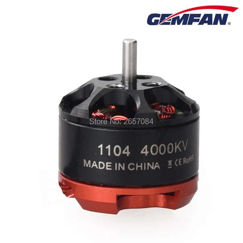Бесщеточный двигатель Gemfan 1104 4000KV CW CCW для мини Квадрокоптер Мультикоптер FPV 100 150