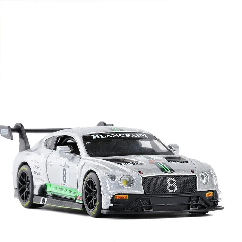 Модель гоночного автомобиля Bentley GT3 1/32 литые автомобили миниатюрные игрушки для