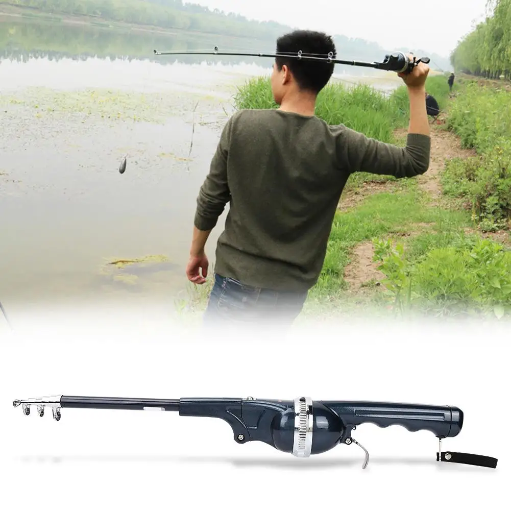 Телескопическая удочка Multifunction Spinning rod Рыбалка Рыба полюс телескопическая походная Удочка ультракоротких море снасти