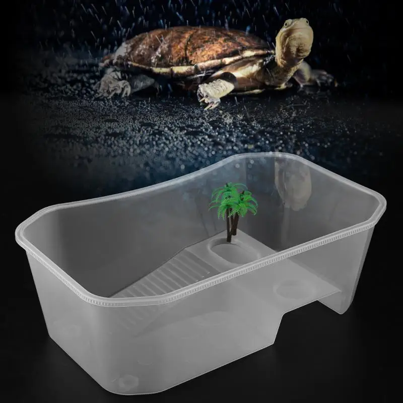 Небольшой пластиковый открытый аквариум с греющейся платформой дом инкубатор коробка для жарки изоляции инкубатория рептилий клетка черепаха дом