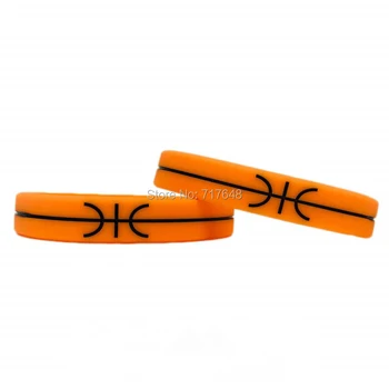 

100pcs Inspirational Quote BASKETBALL wristband silicone bracelets free shipping by ePacket A