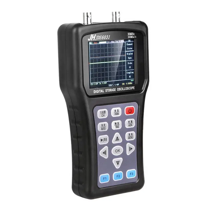 

JDS6031 Hand-held Oscilloscope 1CH 30M 200MSa/S with USB Charger Probe Cable Set