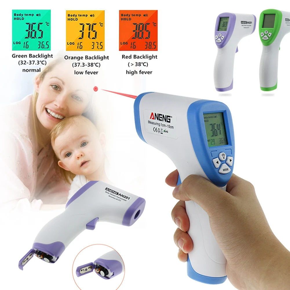 

Handheld Digital Infrared Thermometer Non-contact IR Infrared Thermometer Baby Forehead Body Surface Temperature Measurement