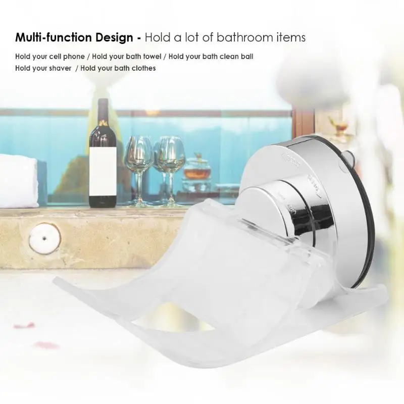 

Portable Suction Cup Wine Glass Beer Cup Holder Organizer for Bath Shower Bathroom Drink Holder Storage Rack