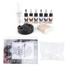 15 мл тату чернила набор красок бровей пигменты для перманентного макияжа набор чернил татуировки
