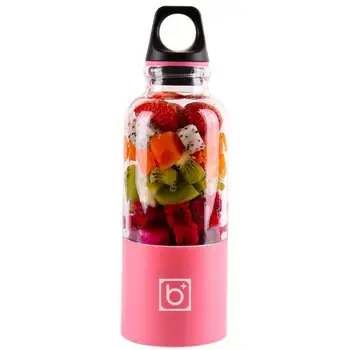 

20pcs Juicer Maker Bottle Squeezers Fruit Juicer Cup 500ml Portable Blender USB Connect Machine Extractor Rechargeable Blender