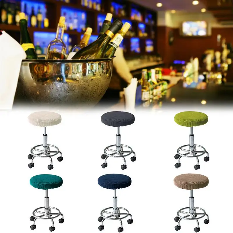 

Winter Fashion Style Chair Cover Winter Thickening Rotating Chair Cover Household Protection Cover Chair Pad Stool Round
