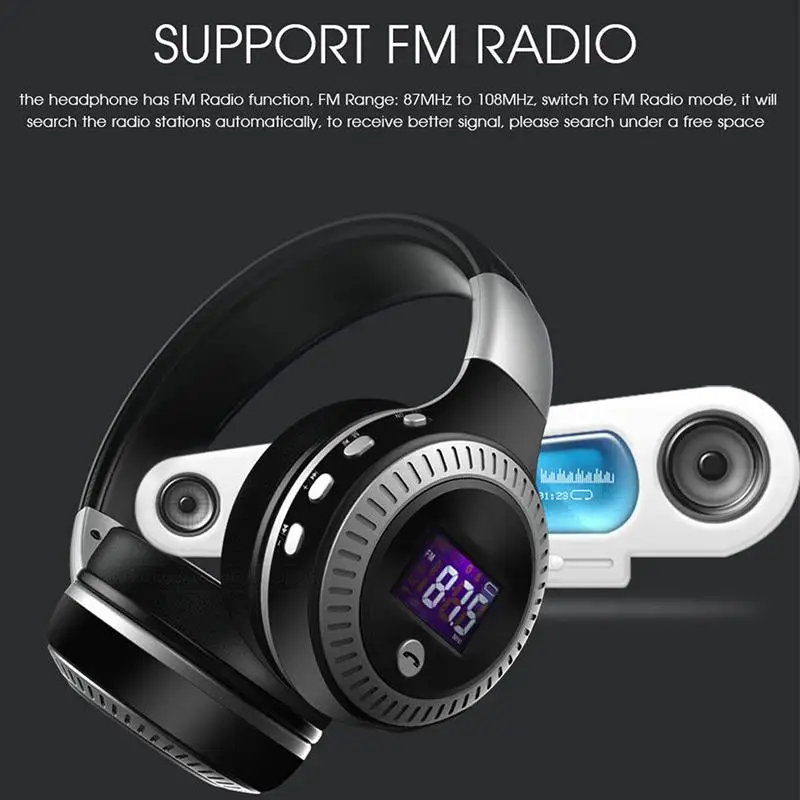 Ostart Bluetooth 4 1 беспроводные стерео наушники Складная гарнитура супер бас TF карта MP3