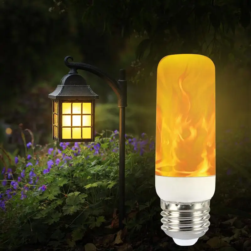 

LED Simulation Flame Lamp E14/e27 2 Modes + Gravity Induction
