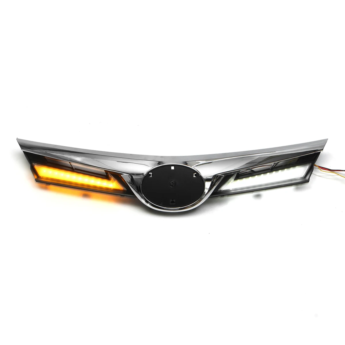 

LED Front Bumper Lower Front Grill Grille with LED DRL Daytime Running Light Lamp For Toyota Corolla 2017 Car Styling